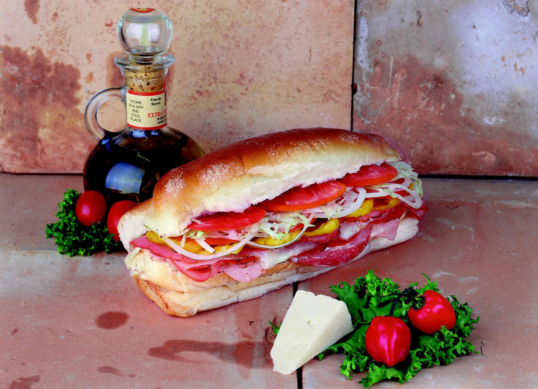 Order Italian Combo Sandwich food online from Big Apple Pizza, Restaurant store, Hobe Sound on bringmethat.com