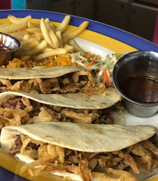 Order Carnitas Tacos food online from Camino Viejo Mexican Restaurant store, Sherman on bringmethat.com