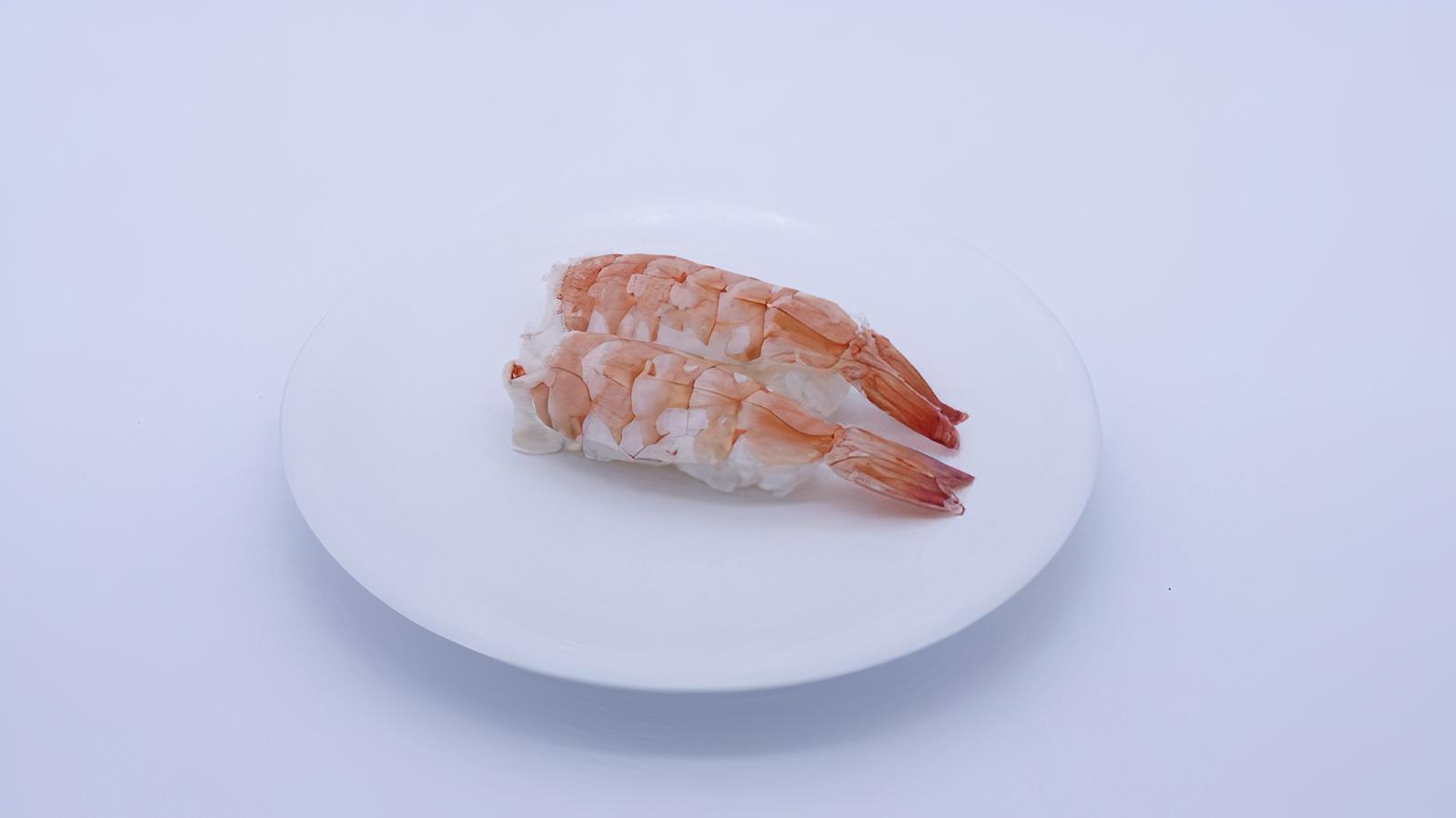 Order Cooked Shrimp (2 Pieces) food online from Sapporo Revolving Sushi store, Las Vegas on bringmethat.com