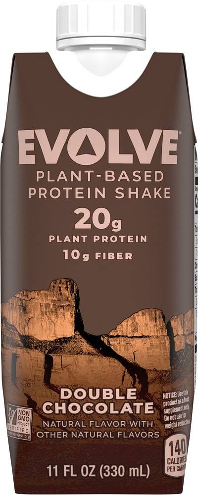 Order Evolve · Double Chocolate Plant-Based Protein Shake (11 fl oz) food online from Mesa Liquor store, Mesa on bringmethat.com