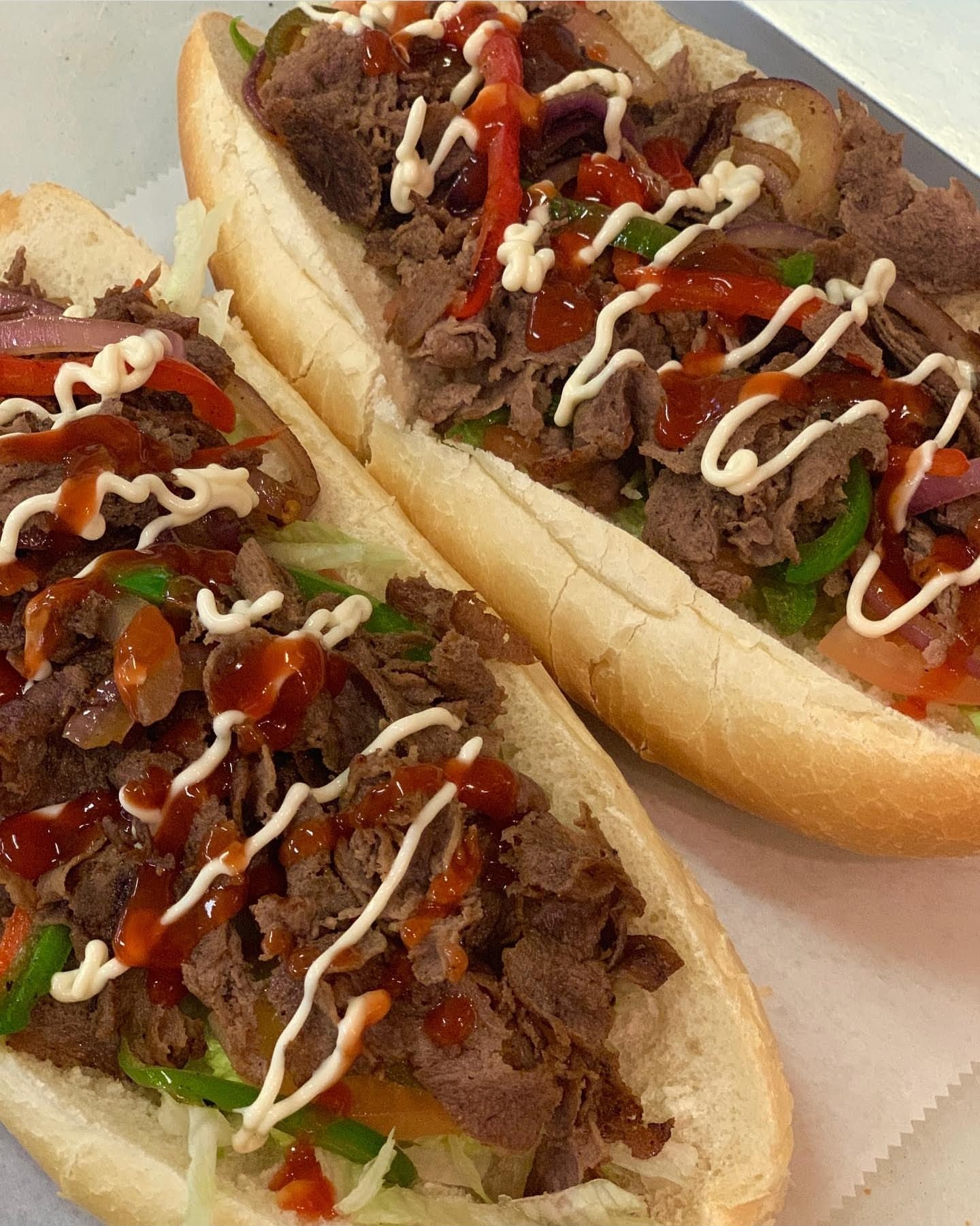 Order Philly Cheese Steak Hot Sandwich. food online from Bob Bagels store, Lyndhurst on bringmethat.com