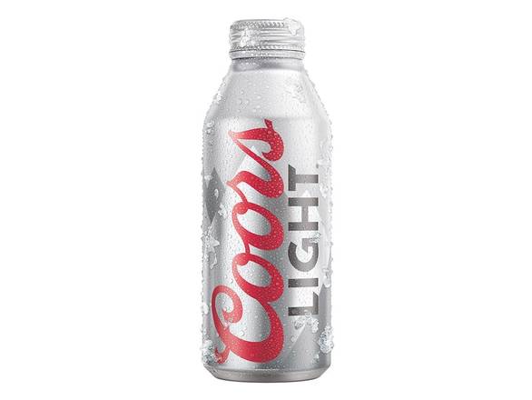 Order Coors Light American Lager Beer - 16oz Aluminum Bottle food online from Kirby Food & Liquor store, Champaign on bringmethat.com