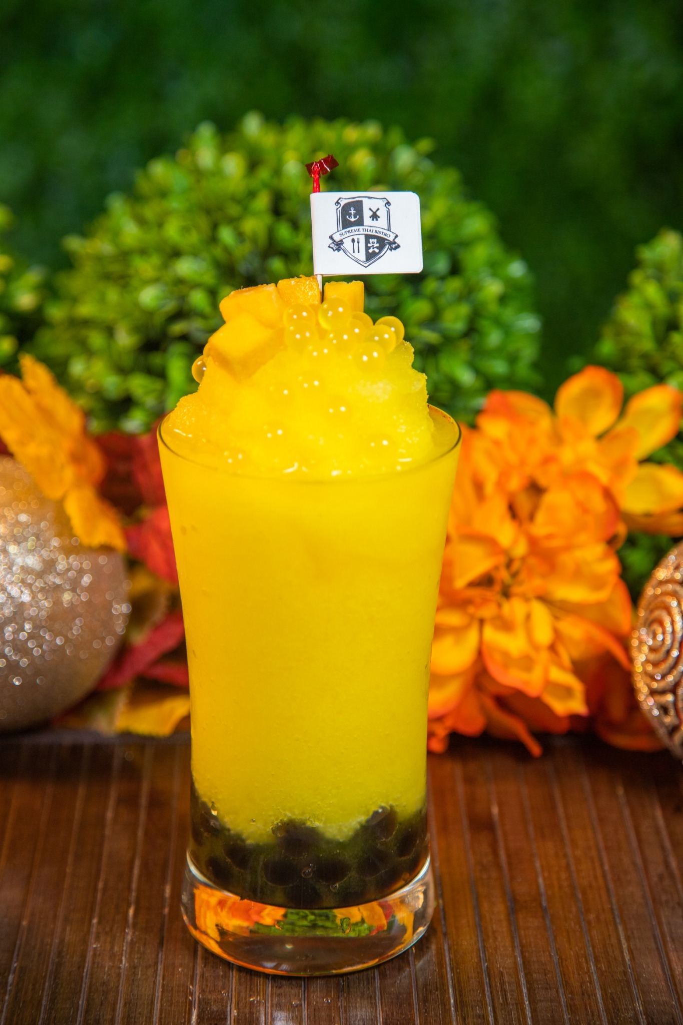 Order Bubble Tea - Mango food online from Supreme Thai Bistro store, Chantilly on bringmethat.com