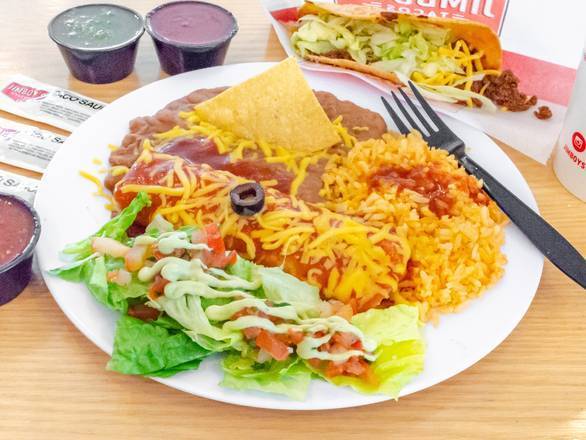 Order Combo Plate food online from Jimboy Tacos store, Rocklin on bringmethat.com