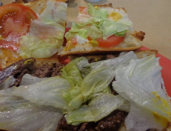 Order Hamburger food online from Straw Hat Pizza store, Hayward on bringmethat.com