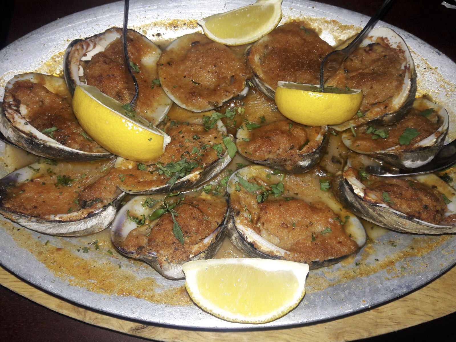 Order Baked Clams food online from The Original Venice Restaurant store, Bronx on bringmethat.com
