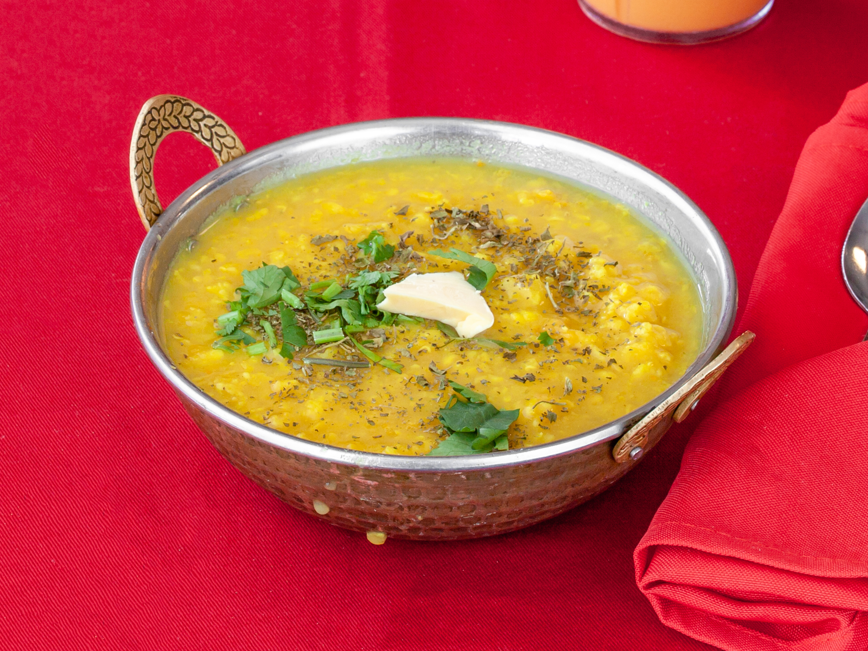 Order 49. Tadka Dal food online from Ambar Indian Restaurant store, Champaign on bringmethat.com