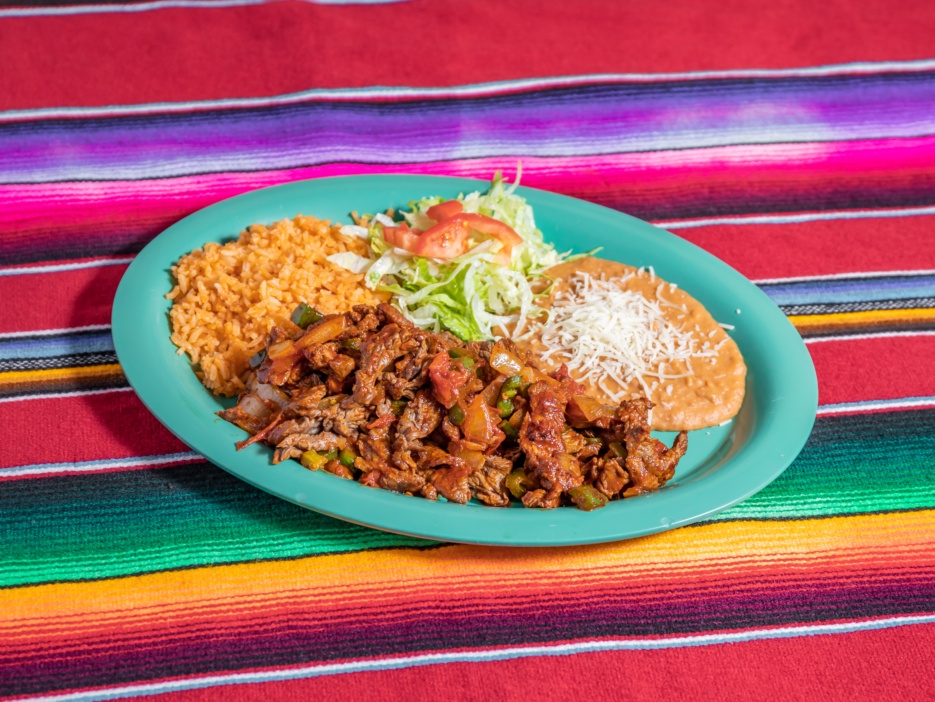 Order Bistec a La Mexicana food online from Jalisco Restaurant store, Milwaukee on bringmethat.com