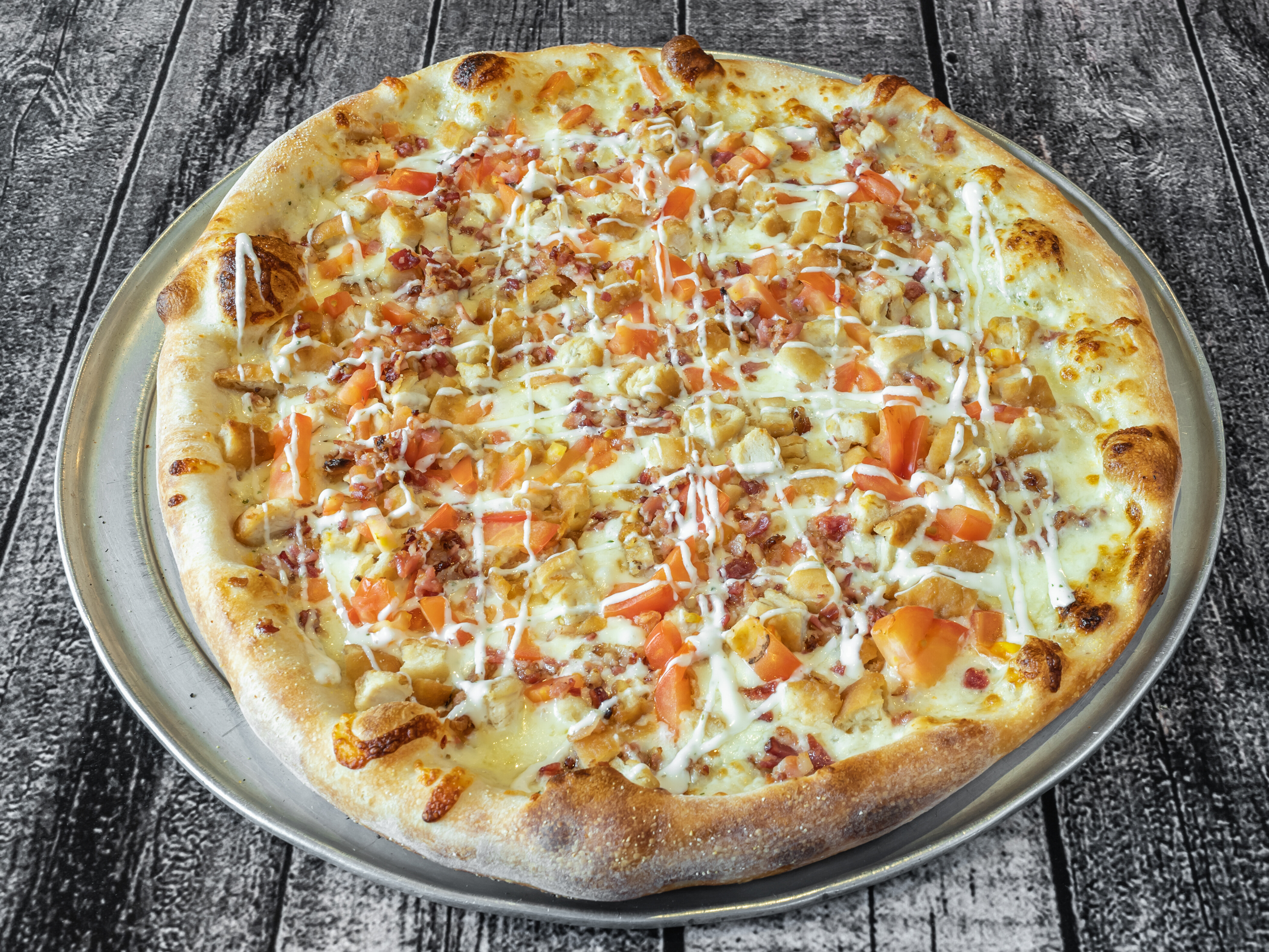 Order Chicken Ranch Pizza food online from Maria's Pizzeria & Restaurant store, Wharton on bringmethat.com