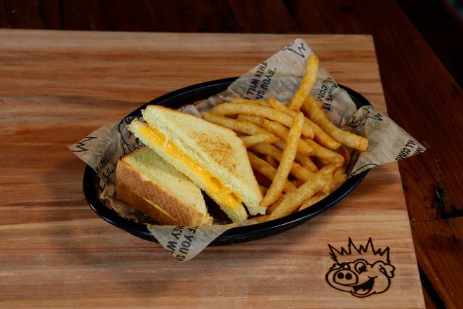 Order Grilled Cheese Sandwich food online from Bbq King Smokehouse store, Huntley on bringmethat.com