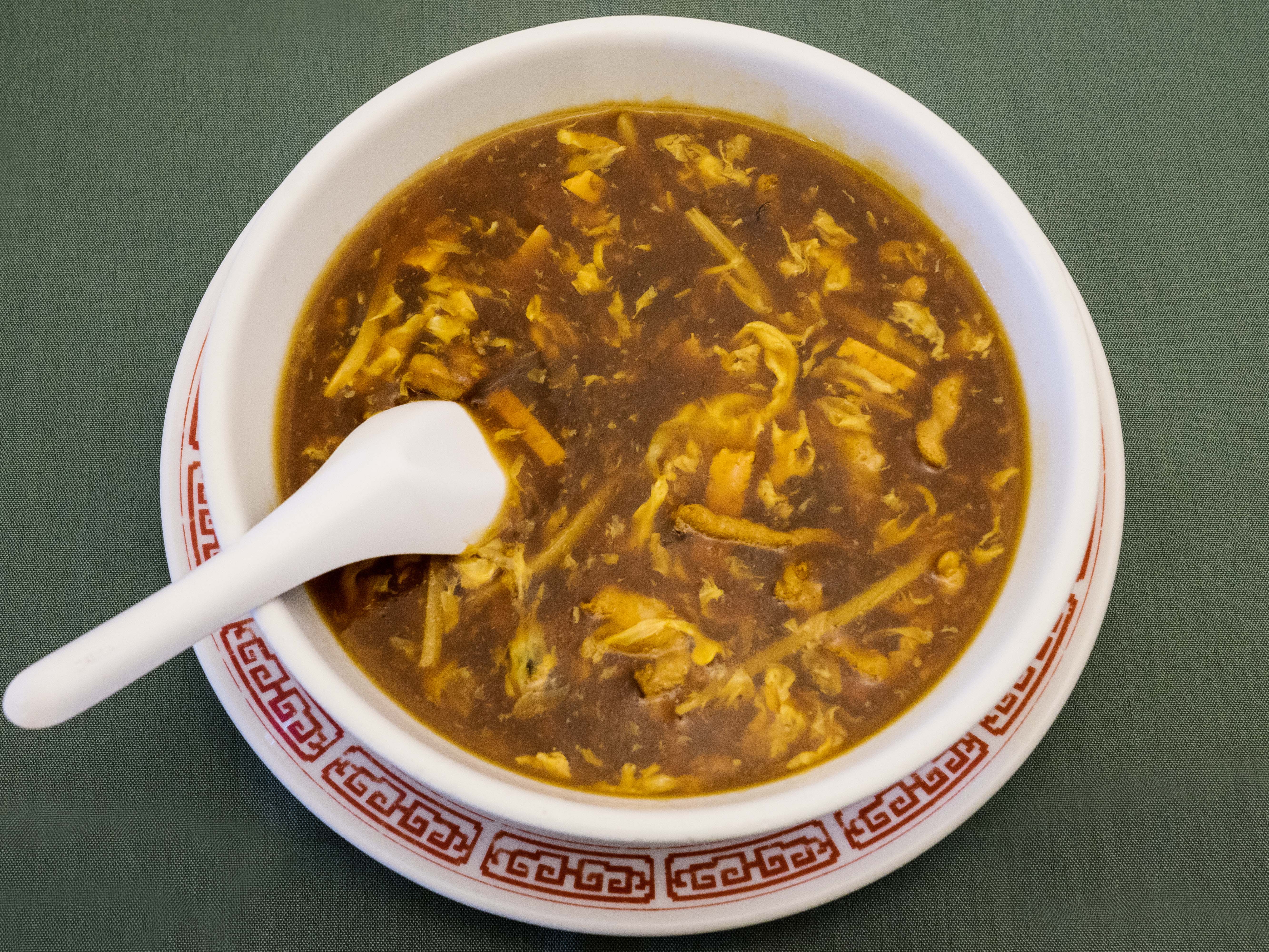 Order Hot and Sour Soup food online from Ta Chen Restaurant store, Garden Grove on bringmethat.com