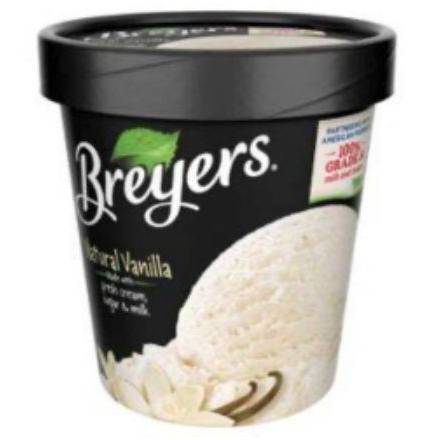 Order Breyers Natural Vanilla (1 Pint) food online from Dolcezza Gelato store, Arlington on bringmethat.com