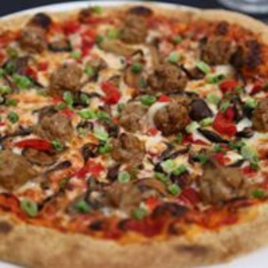 Order Sweet Fennel Sausage Pizza food online from Fortun Kitchen &amp; Bar store, La Quinta on bringmethat.com