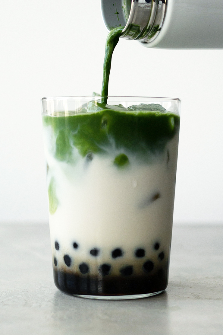 Order Bubble Milk Green Tea food online from Yong Kang Street store, Paramus on bringmethat.com