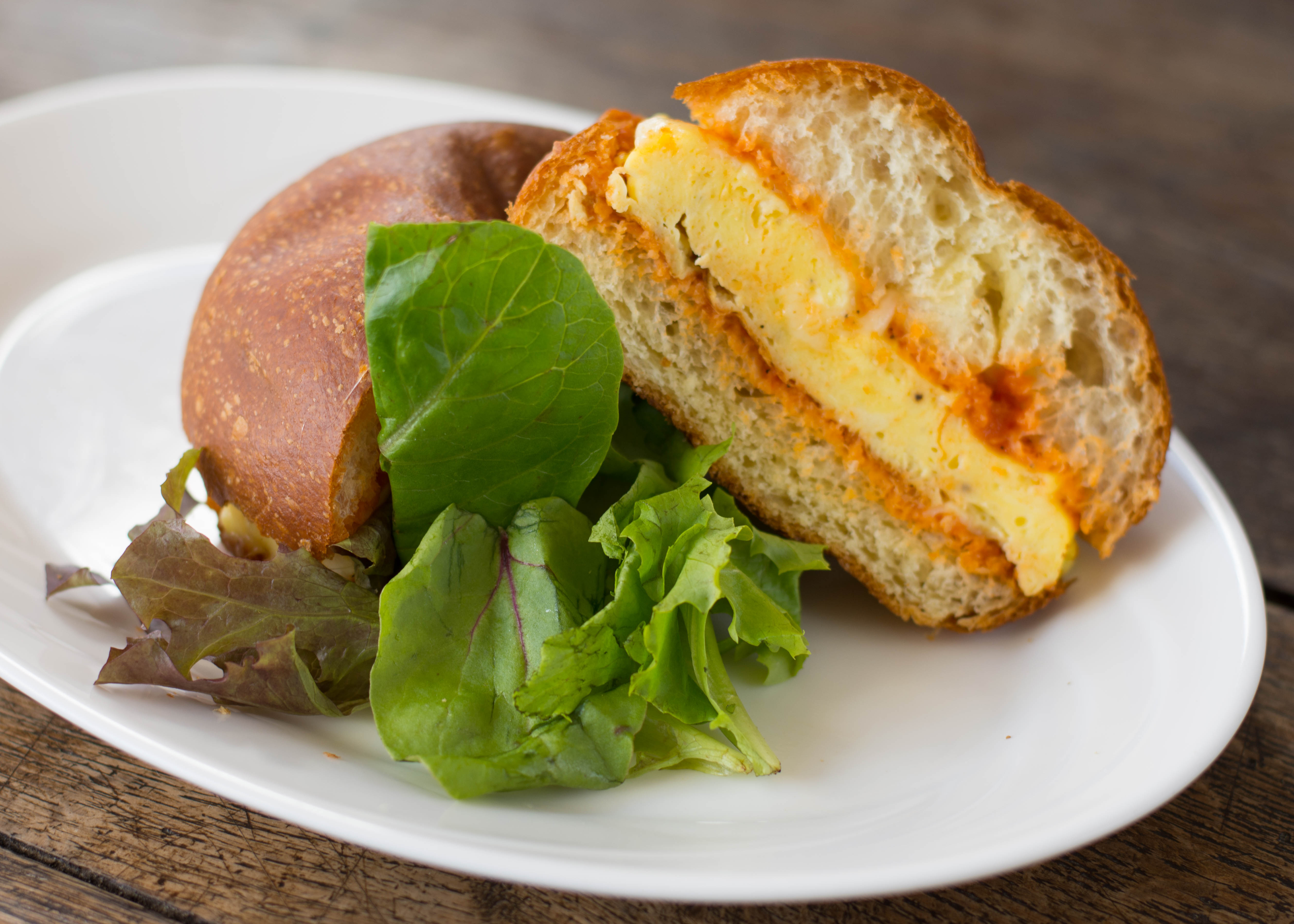 Order Egg and Cheese Sandwich food online from Roast n Co store, Forest Hills on bringmethat.com
