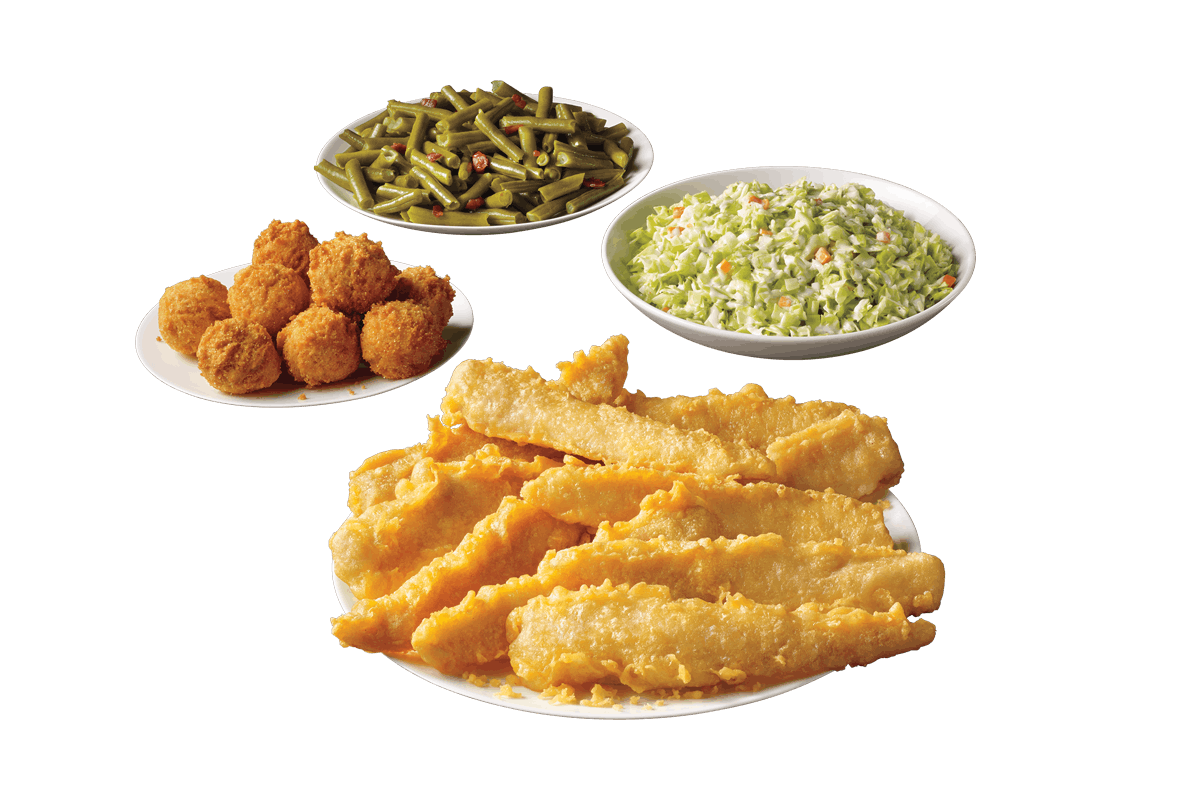 Order 10 Piece Fish Family Meal food online from Captain D's store, Nashville on bringmethat.com