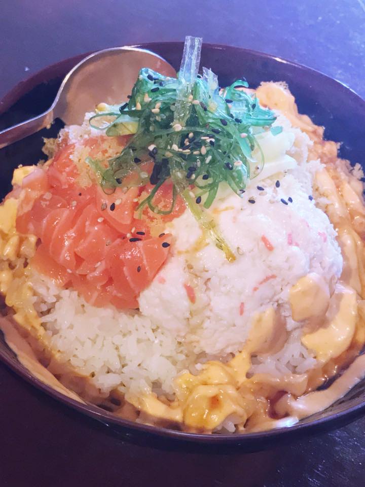 Order Sake Bowl food online from Aji Sushi store, College Station on bringmethat.com
