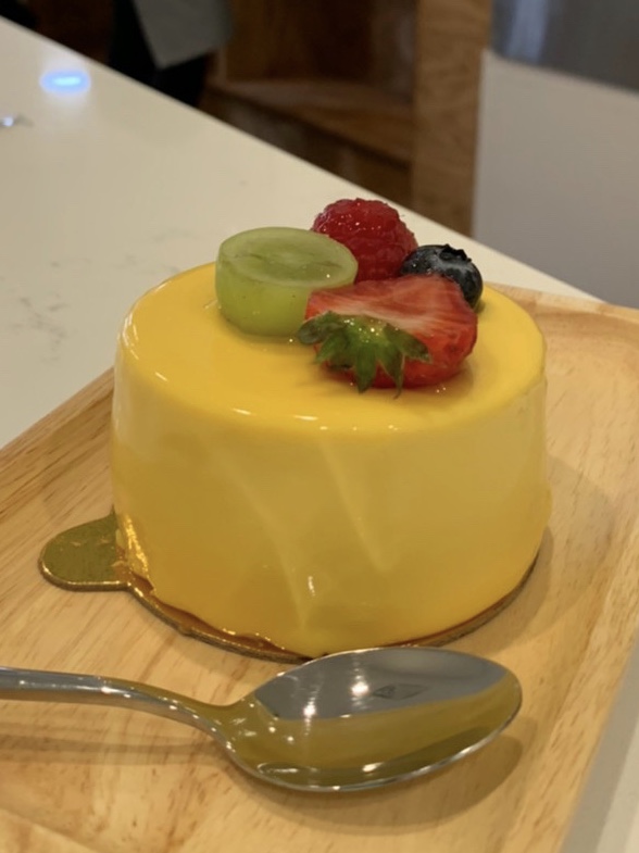 Order Mango Mousse food online from Sweeteria store, Silver Spring on bringmethat.com