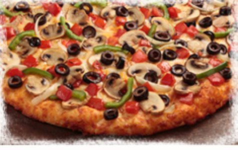 Order Guinevere's Garden Delight Pizza food online from Round Table Pizza store, Poway on bringmethat.com