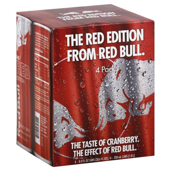 Order Red Bull Energy Drink The Red Edition (8.4 oz x 4 ct) food online from Rite Aid store, NORTH WALES on bringmethat.com