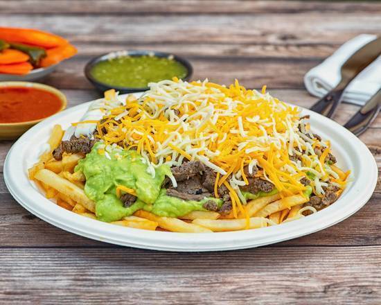 Order Super Fries food online from Aliberto Jr Fresh Mexican Food store, Riverside on bringmethat.com