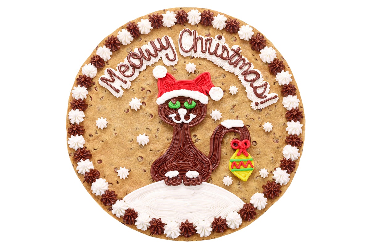 Order Meowy Christmas- HW2832 food online from Great American Cookies - Bel Air Mall store, Mobile on bringmethat.com