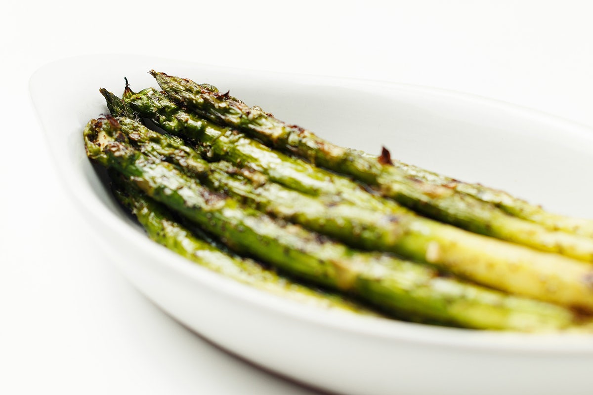Order Steamed or Grilled Asparagus | GF, VE food online from Perry Steakhouse & Grille store, Houston on bringmethat.com