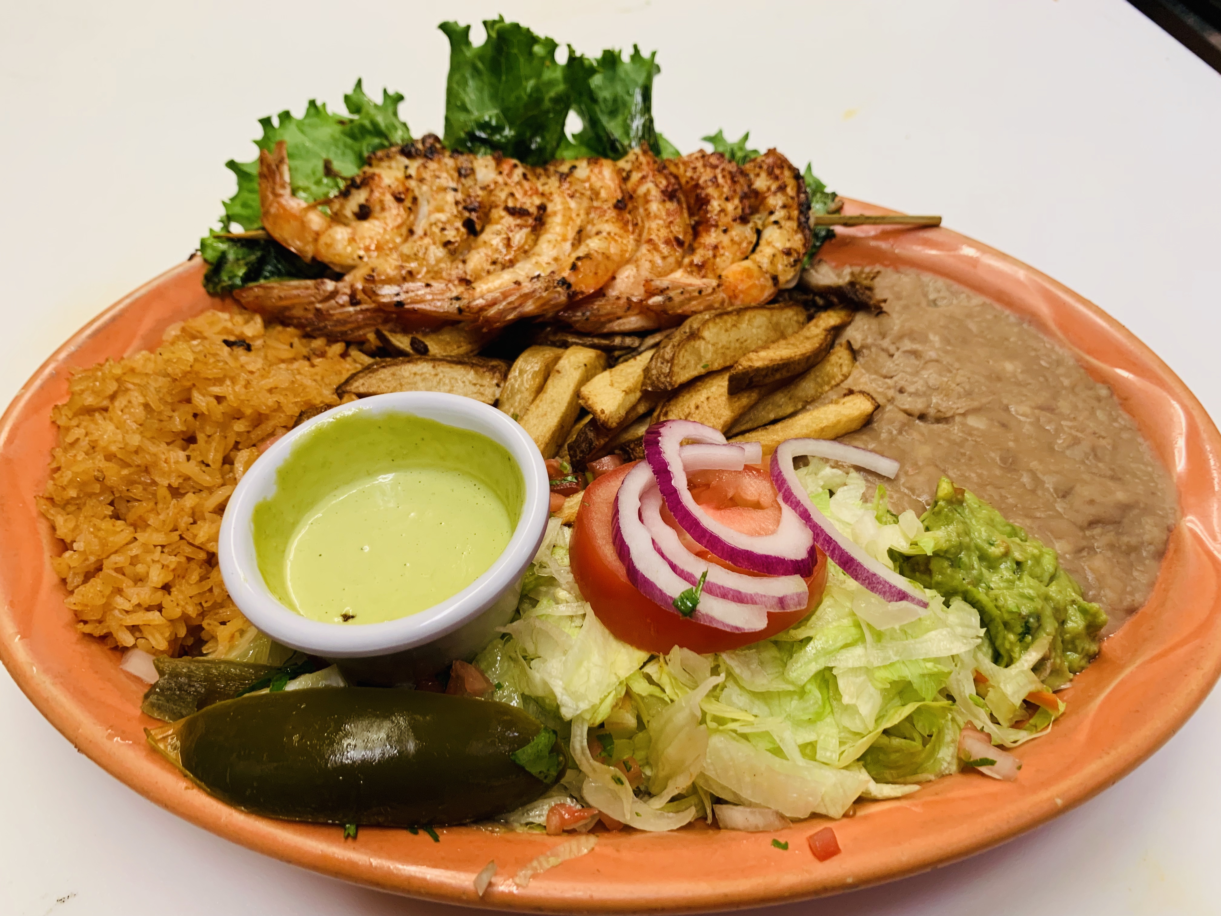 Order Camarones a la Plancha food online from El Michoacano store, Gilroy on bringmethat.com