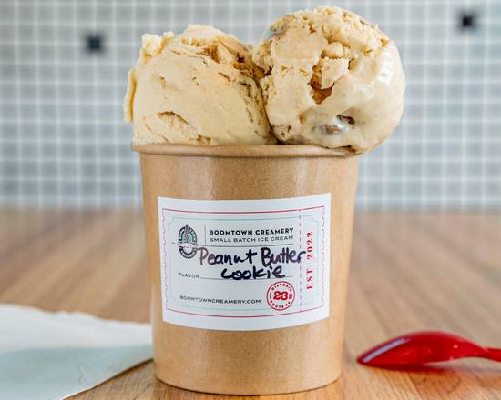 Order Pint- Peanut Butter Cookie food online from Boom Town Creamery store, Oklahoma City on bringmethat.com