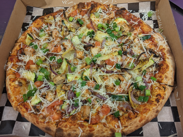 Order Chicken Primavera! food online from Magpies Gourmet Pizza Houghton store, Tucson on bringmethat.com