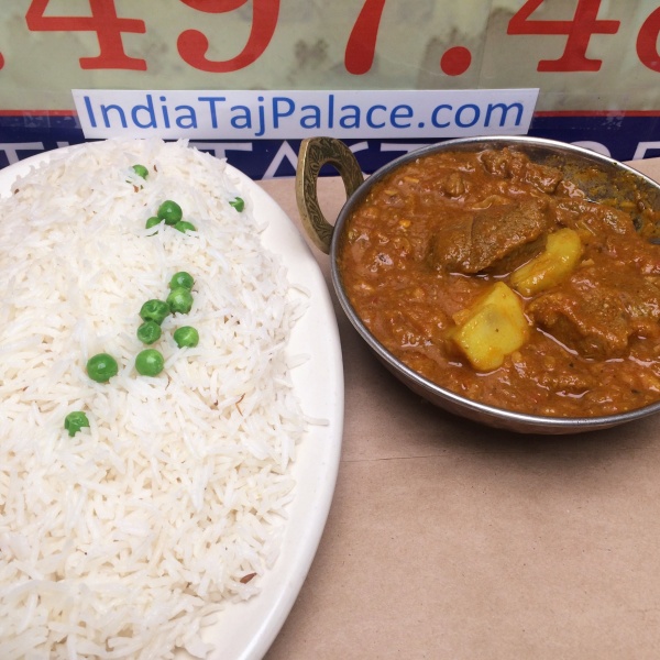 Order G8. Beef Vindaloo food online from India Taj Palace store, San Antonio on bringmethat.com