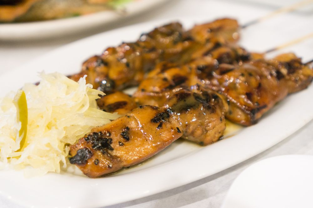 Order 3 Sticks Barbecue Chicken food online from Tito Rad's store, Woodside on bringmethat.com