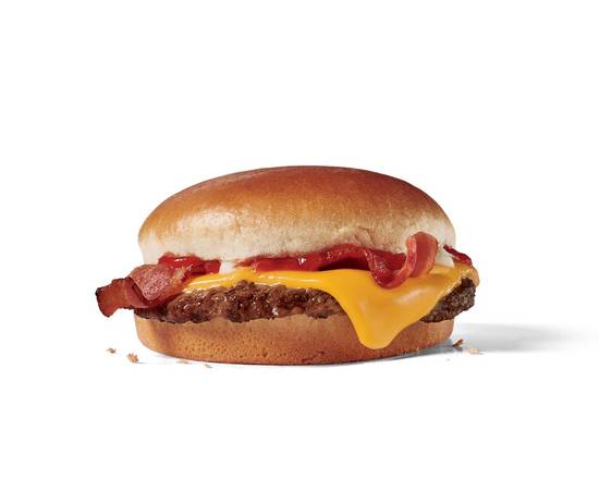 Order Jr. Bacon Cheeseburger food online from Jack In The Box store, Hemet on bringmethat.com