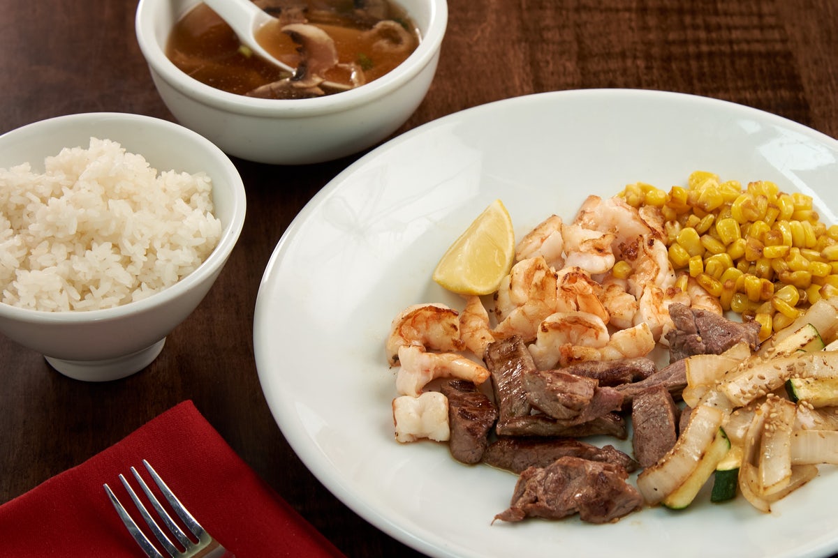 Order KIDS COMBINATION STEAK* & SHRIMP food online from Benihana store, Anchorage on bringmethat.com