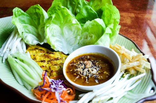 Order Thai Lettuce Wrap food online from Satay Club store, Washington on bringmethat.com