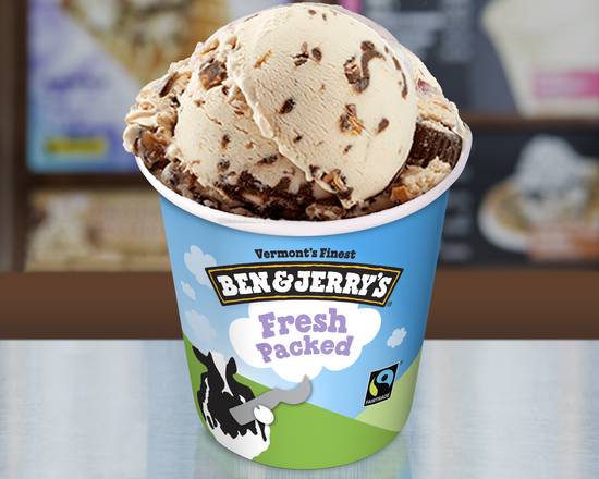 Order Peanut Butter Cup Sundae food online from Ben & Jerry's store, Highland Village on bringmethat.com