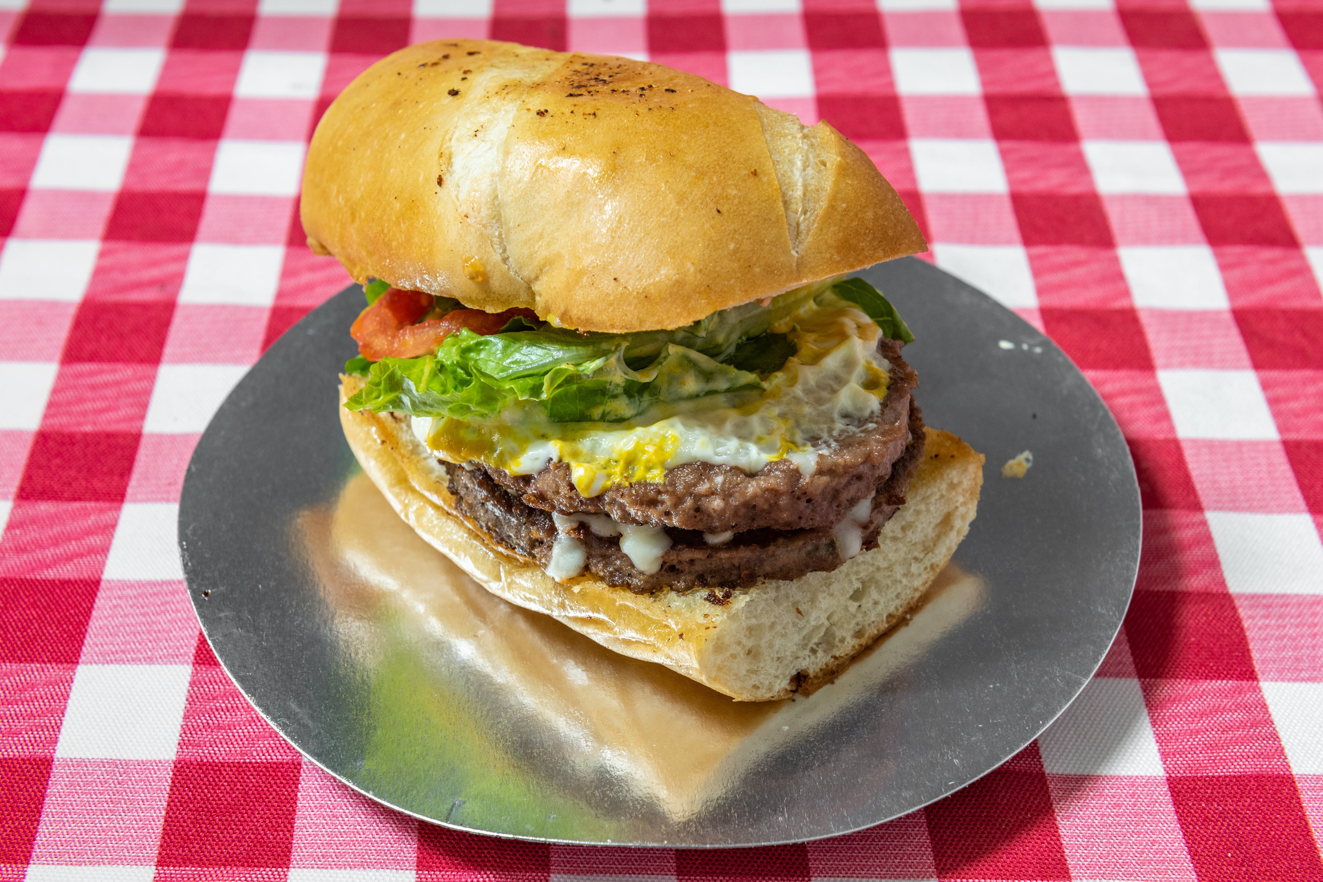 Order Bacon Cheese Burger - 1/4 lb. food online from Sunny's Pizza store, San Marcos on bringmethat.com