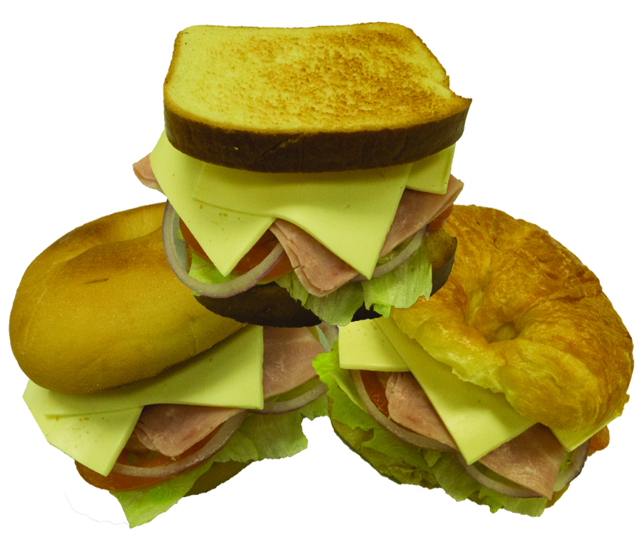 Order Ham Sandwich food online from Bosa Donuts store, Peoria on bringmethat.com
