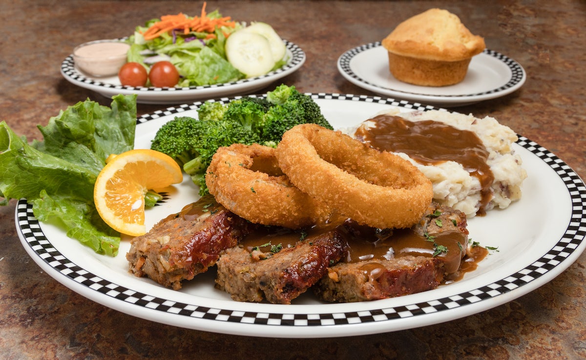 Order Housemade Meatloaf food online from Black Bear Diner store, Las Vegas on bringmethat.com