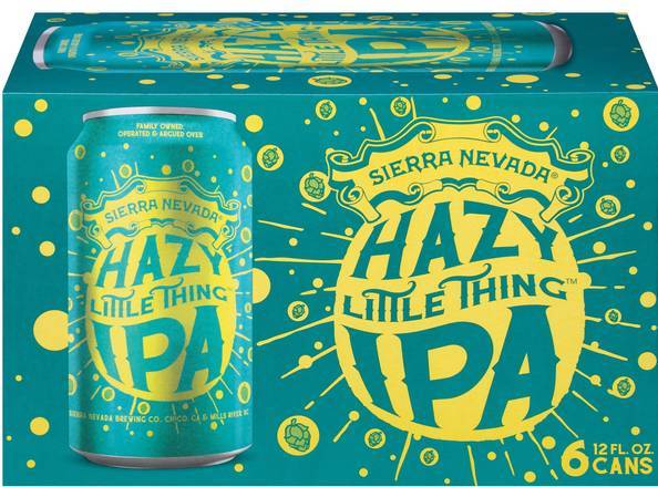 Order Sierra Nevada Hzy Ltl Thng Ipa Can Al 6Pk 12 Fld oz (6.7% ABV) food online from Ampm store, Placerville on bringmethat.com