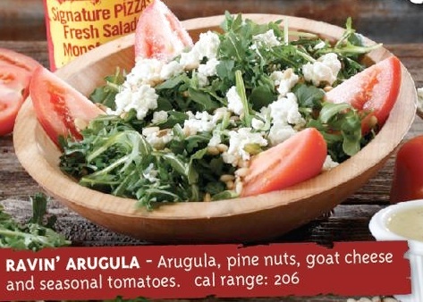 Order Side Ravin' Arugula Salad food online from Extreme Pizza store, Charlottesville on bringmethat.com