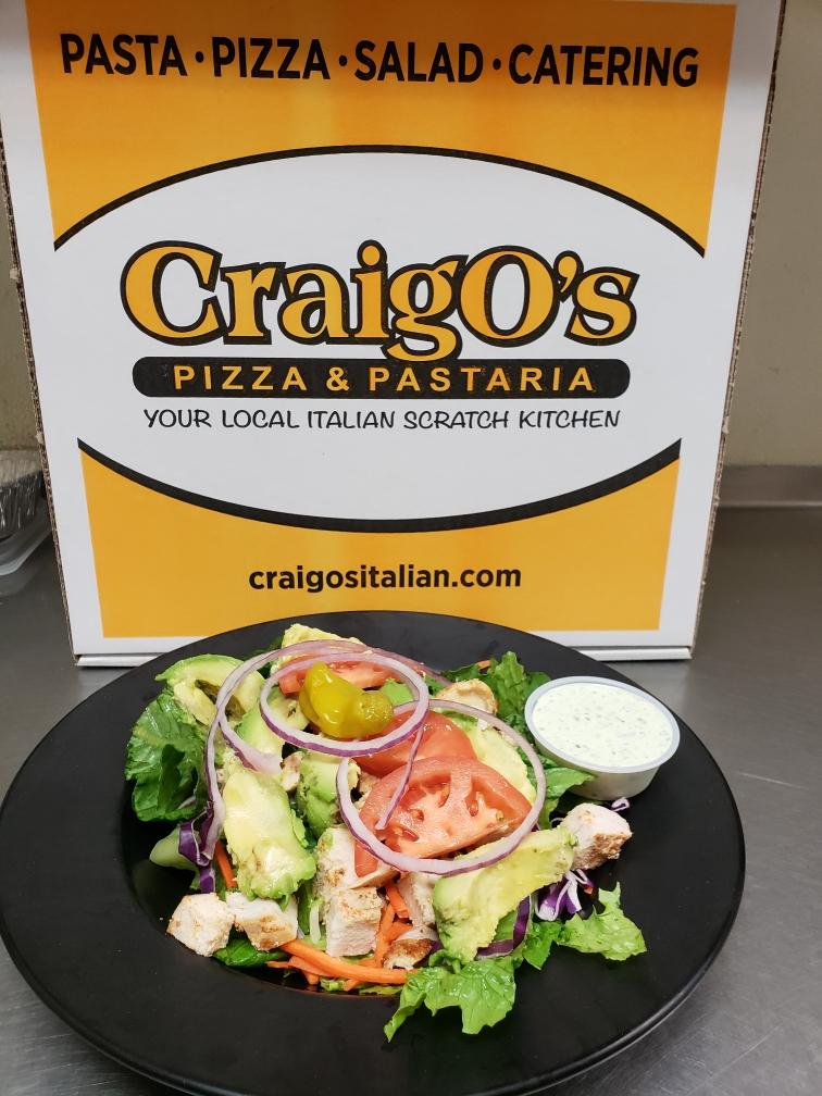 Order Chicken and Avocado Salad food online from Craigo's Pizza & Pastaria store, Austin on bringmethat.com