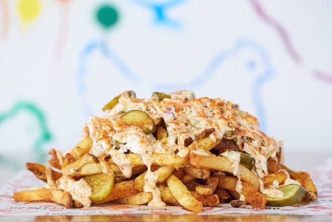 Order Messy Fries food online from Fry The Coop store, Oak Lawn on bringmethat.com