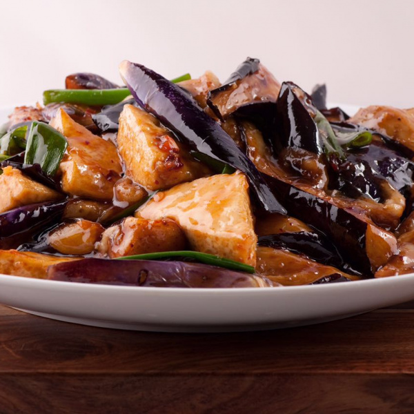 Order Chinese Eggplant with Tofu food online from China A Go Go (Losee) store, North Las Vegas on bringmethat.com