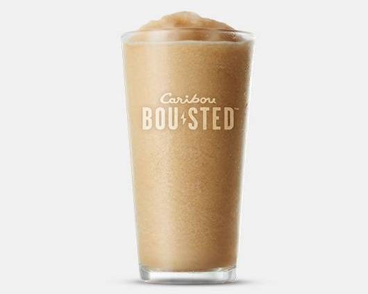 Order Blended BOUsted Peach Black Tea food online from Caribou Coffee store, Minnetonka on bringmethat.com