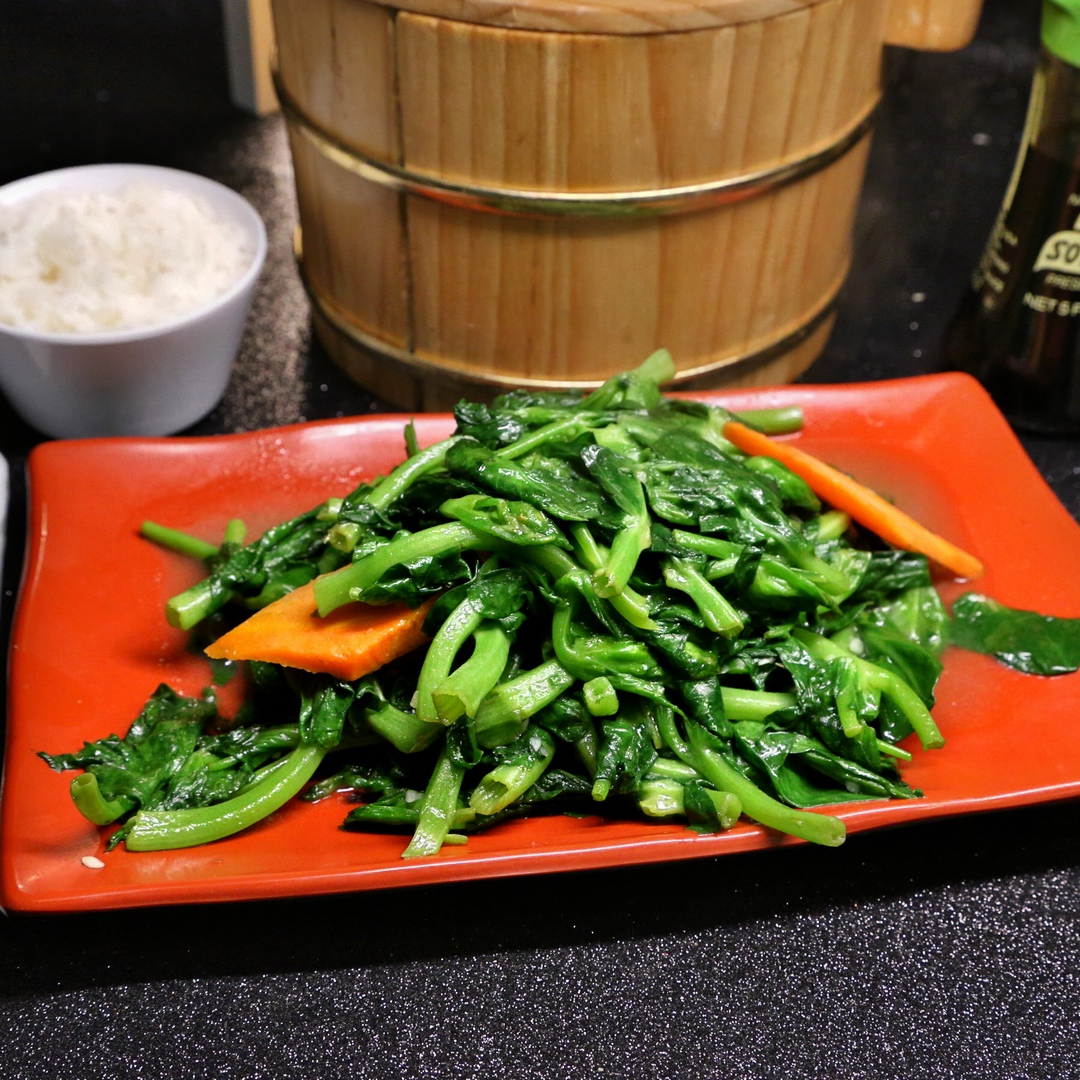 Order V2. Chinese Broccoli with Sambal food online from Singapore Cafe store, Sugar Land on bringmethat.com