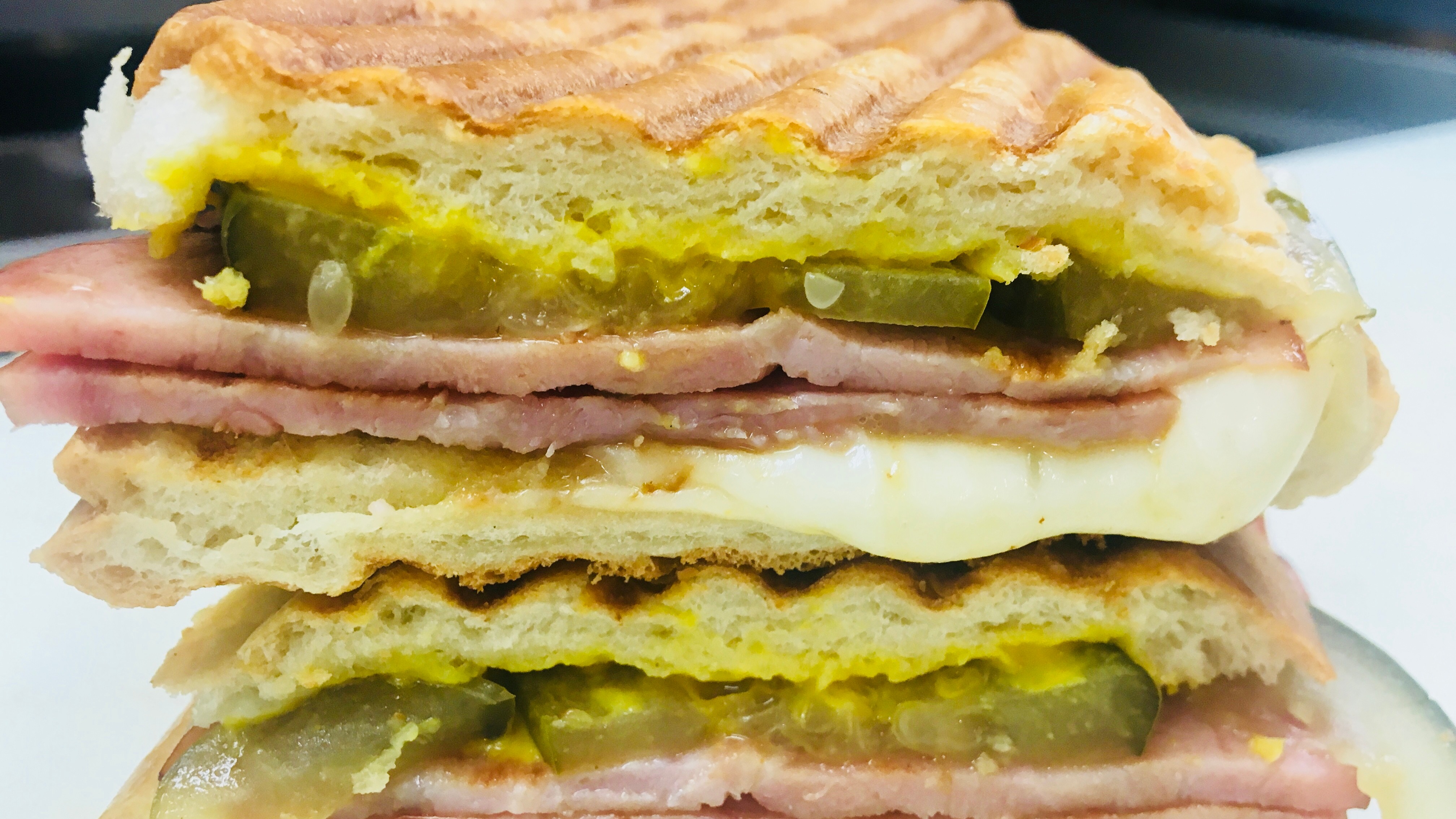 Order The Cuban Panini food online from Old Town Cafe store, Camarillo on bringmethat.com