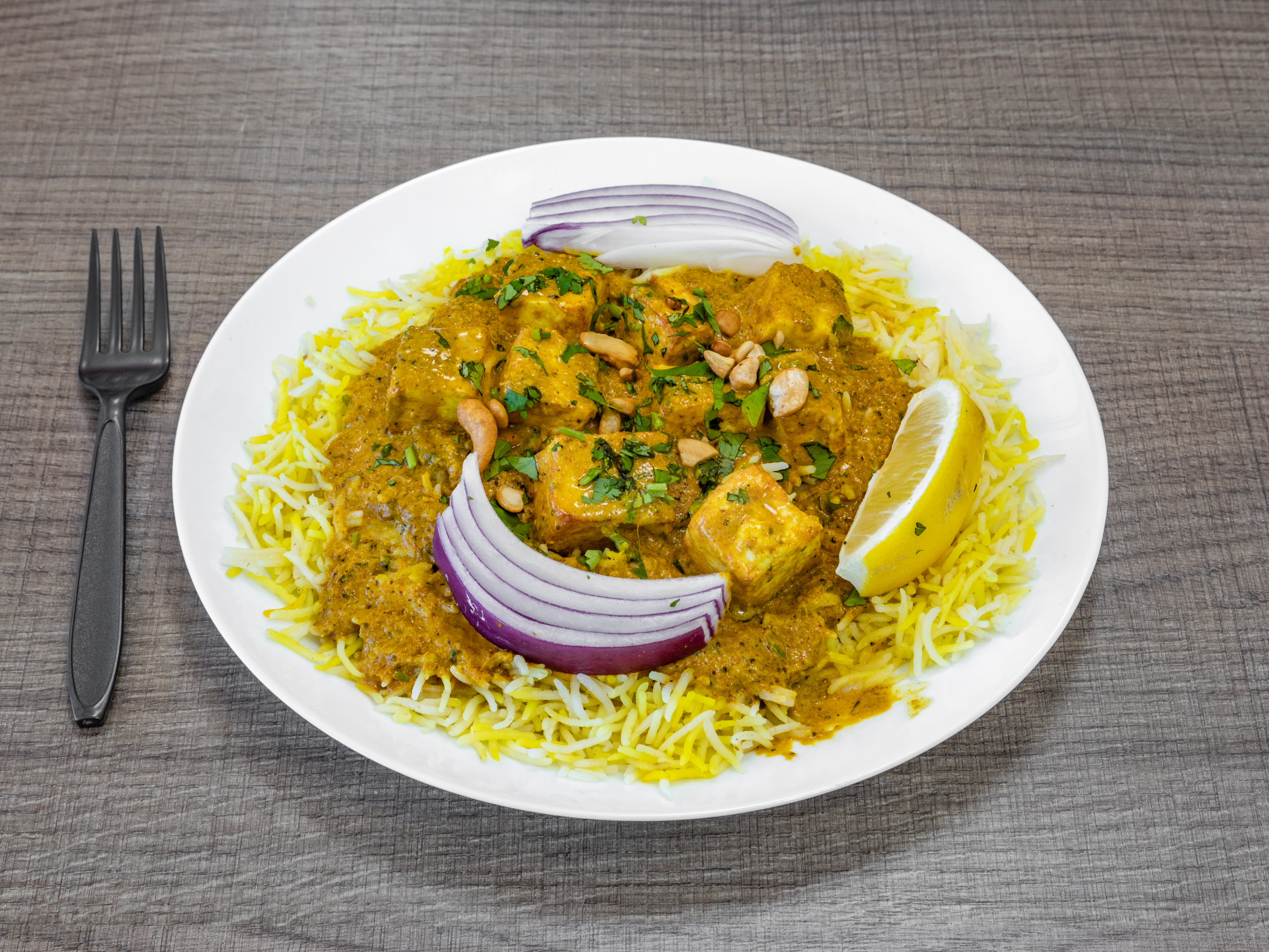 Order Paneer Biryani food online from Saffron Indian Grocery N Kitchen store, Scottsdale on bringmethat.com