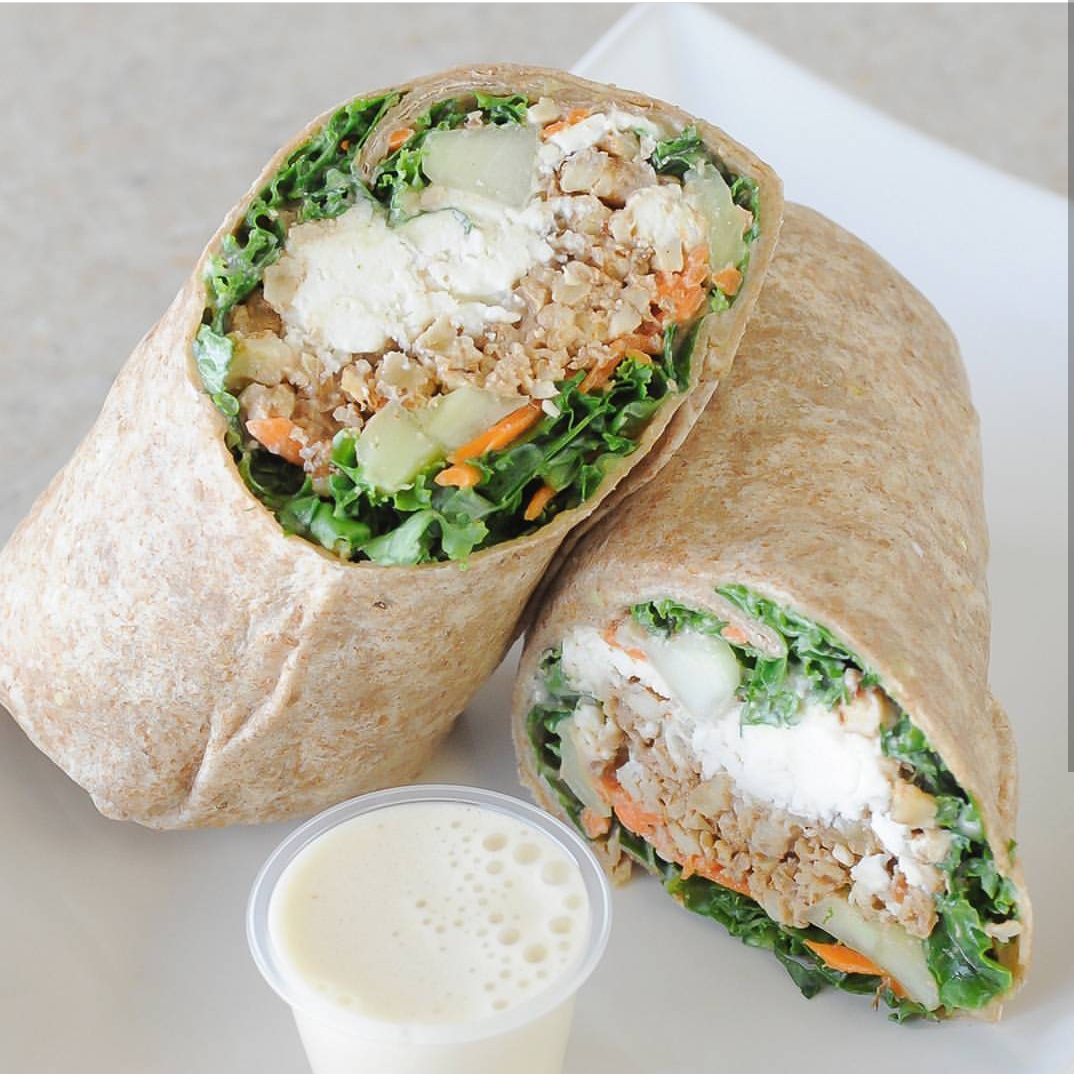 Order Walnut Meat Wrap food online from Juice Me Too store, Austell on bringmethat.com