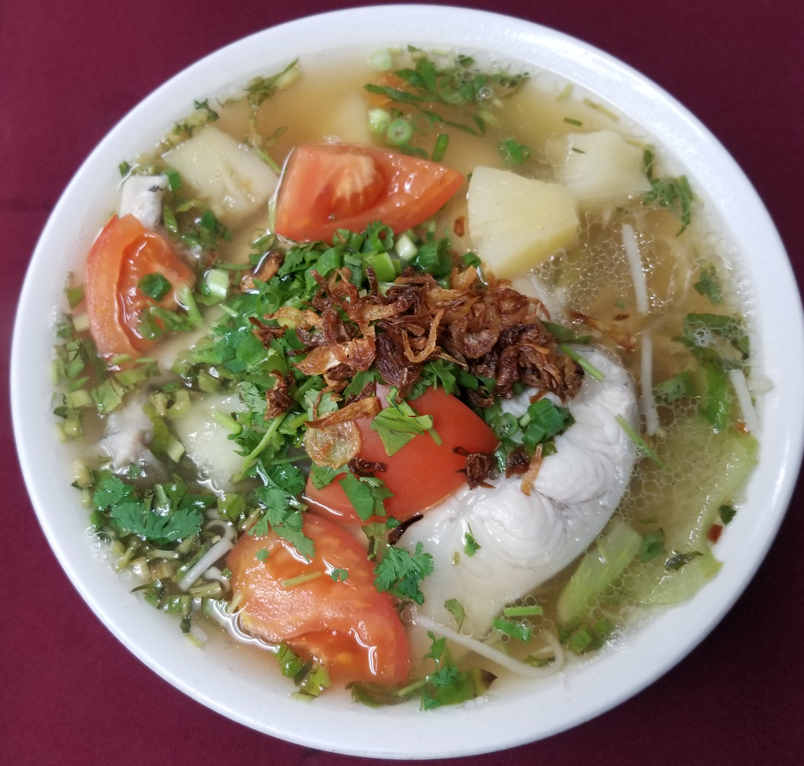 Order 207. Vietnamese Sweet and Sour Soup food online from Thien Hoang Restaurant store, Portland on bringmethat.com